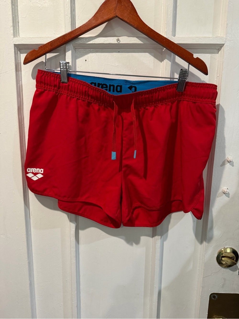 Arena Men's Red Swim/Training Shorts